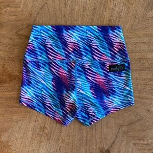 Peachy Athletic Zebra Chill Extra Peachy Shorts